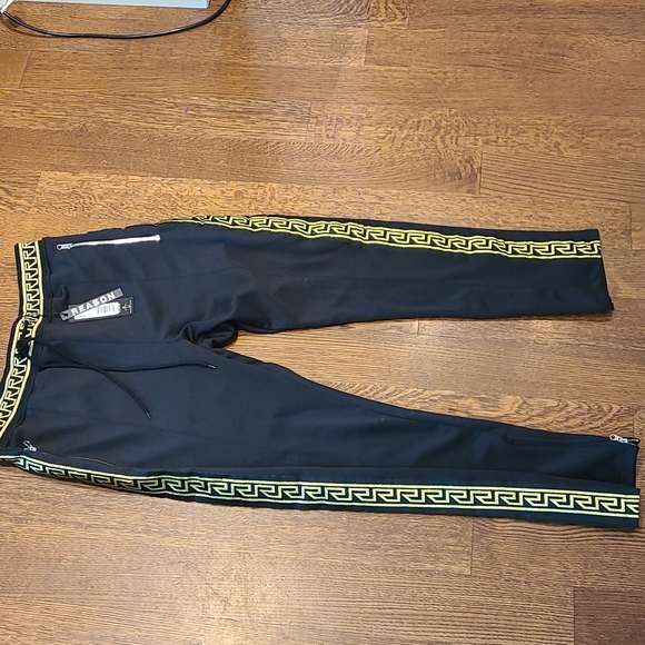 Black REASON Pants - Picture 1 of 5